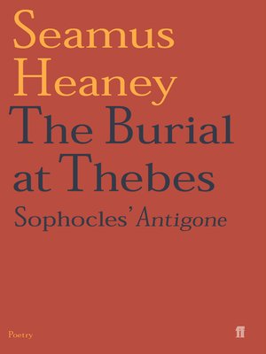 cover image of The Burial at Thebes